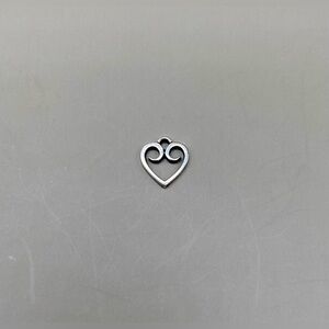 JAMES AVERY Heart shaped Charm; Tiny; Vintage; untouched; NEW.